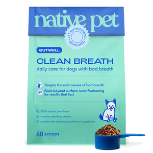 Native Pet Gutwell Clean Breath Dog Dental Care Supplement 12.7-oz, Kwik Pets