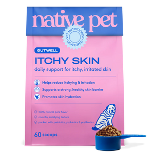 Native Pet GutWell Itchy Skin Relief Supplement for Dogs 12.7-oz, Kwik Pets