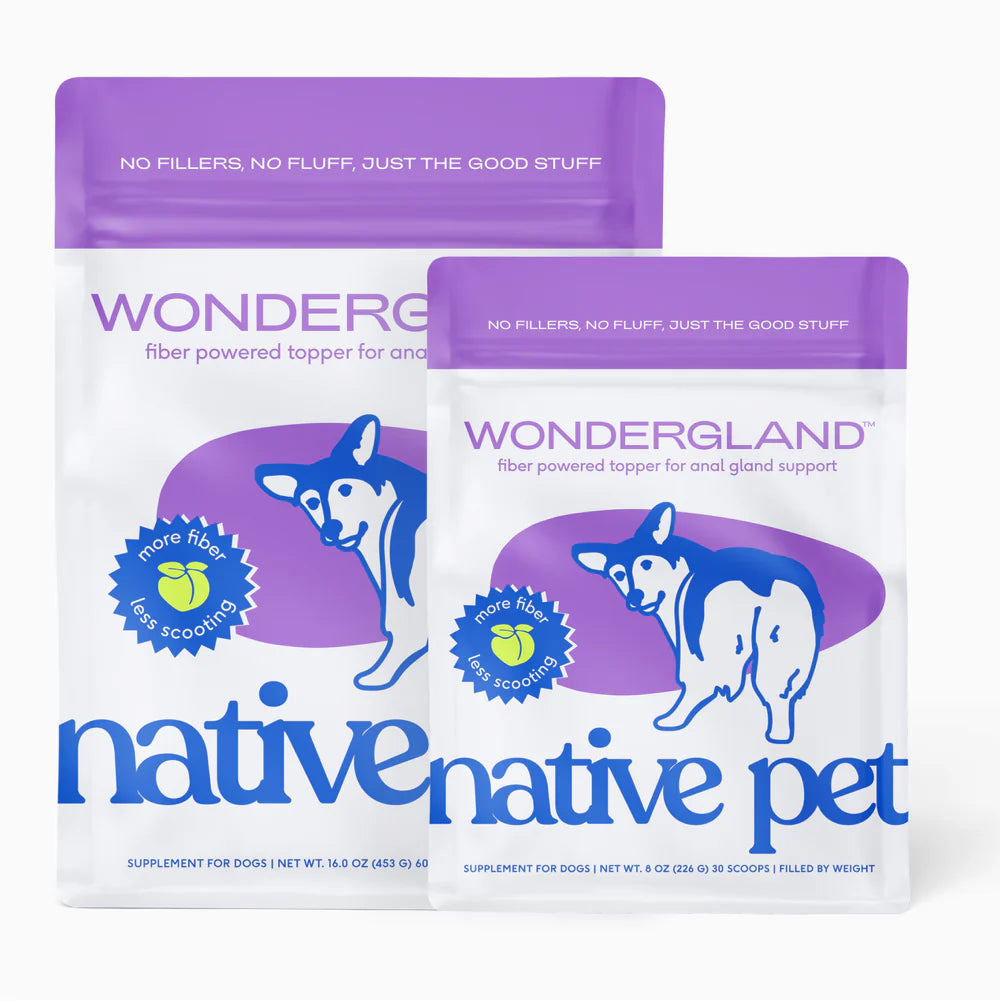 Native Pet WonderGland Anal Gland Pumpkin Fiber & Digestive Supplement for Dogs 8-oz, Kwik Pets