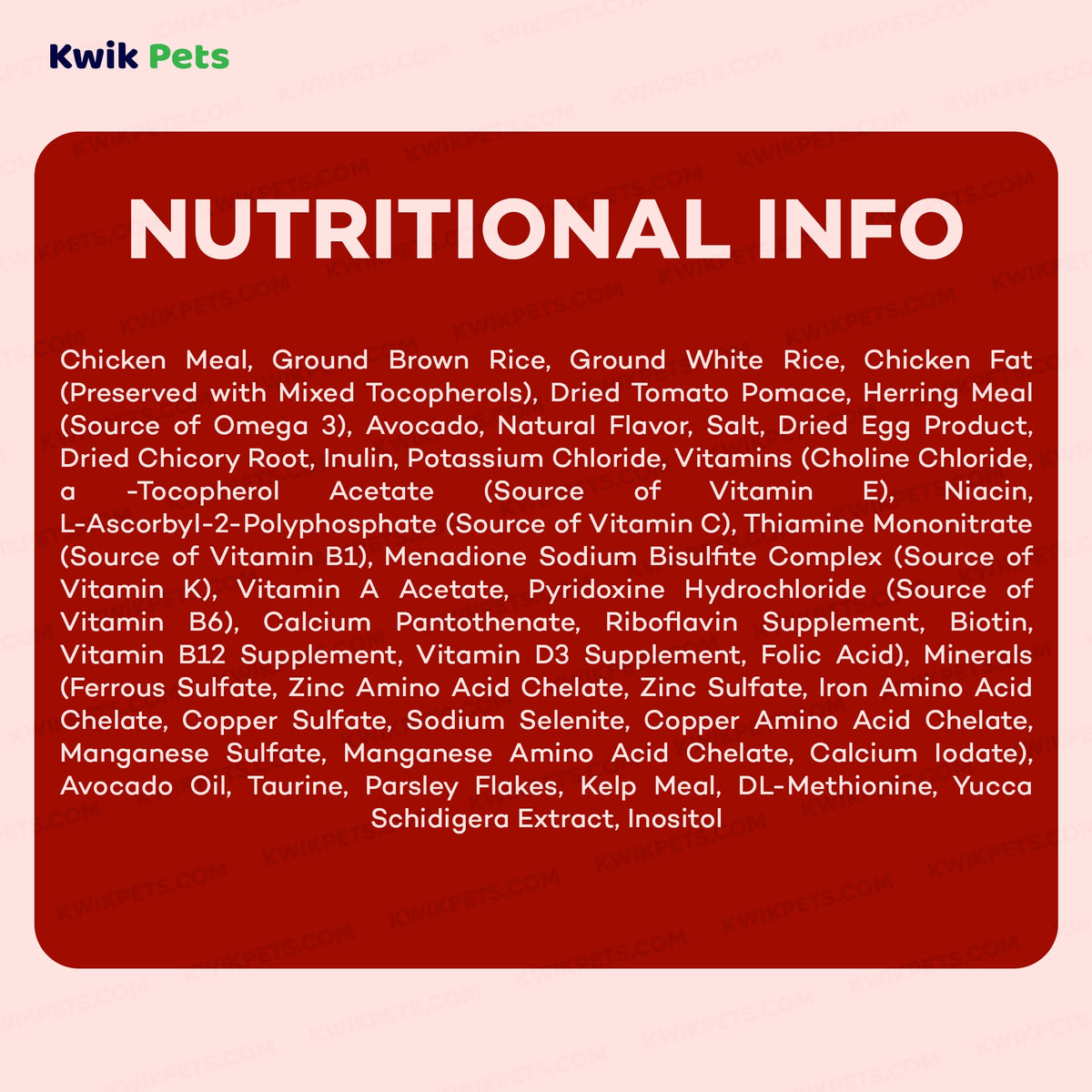 Nutrition of AvoDerm Natural Chicken & Herring Meal Formula Dry Cat Food 6-lb