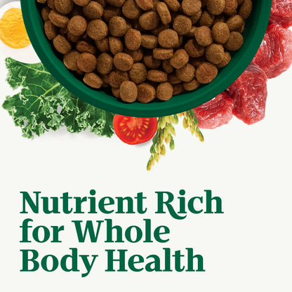 Nutritional info of  Nutro Natural Choice Beef & Brown Rice Adult Dry Dog Food 28-lb