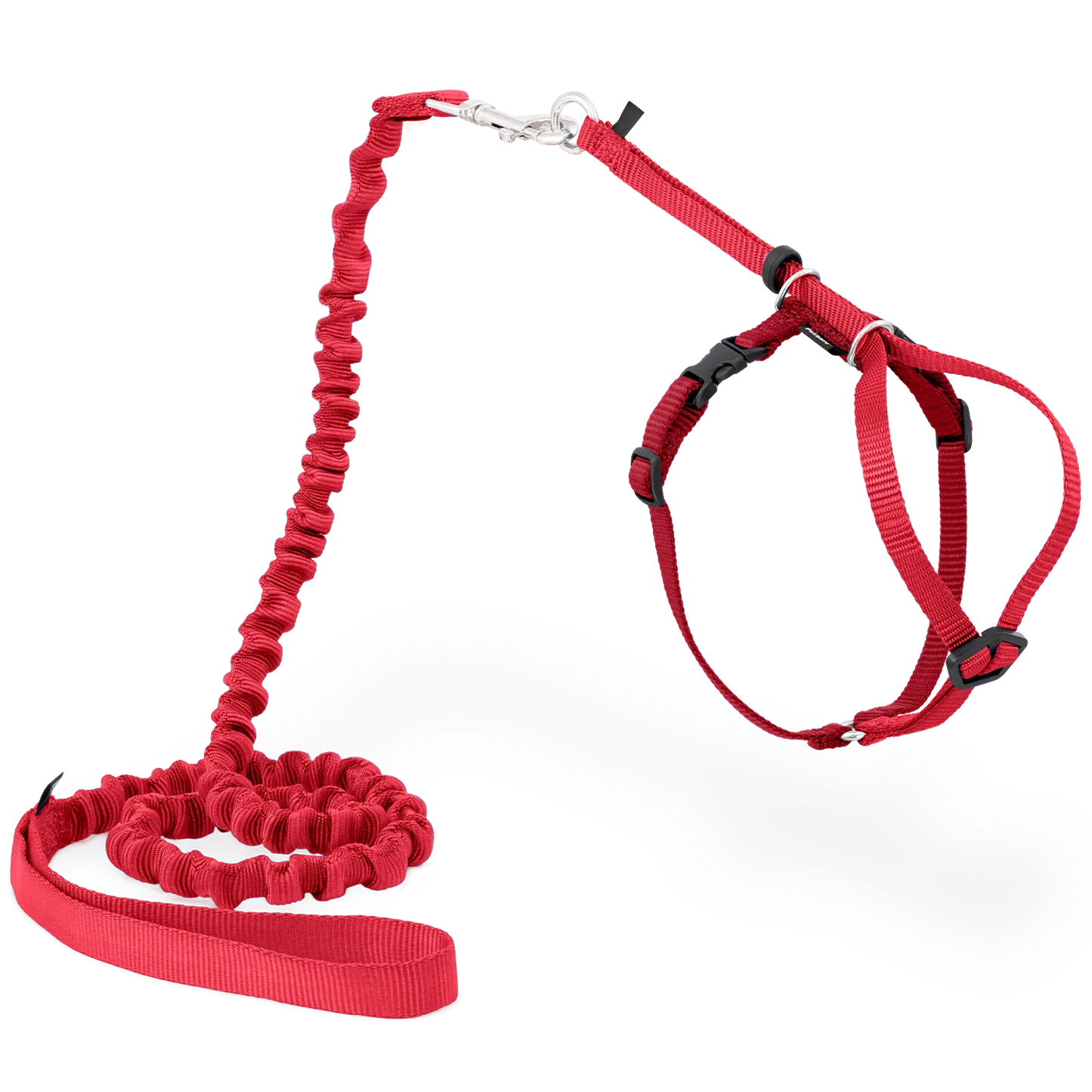 Product of PetSafe Premier Come With Me Kitty Harness & Bungee Leash Combo Red/Cranberry Medium