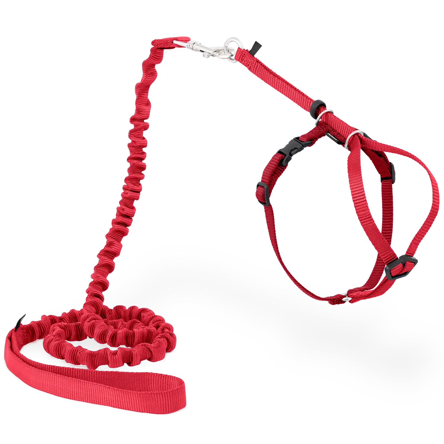 Product of PetSafe Premier Come With Me Kitty Harness & Bungee Leash Combo Red/Cranberry Medium