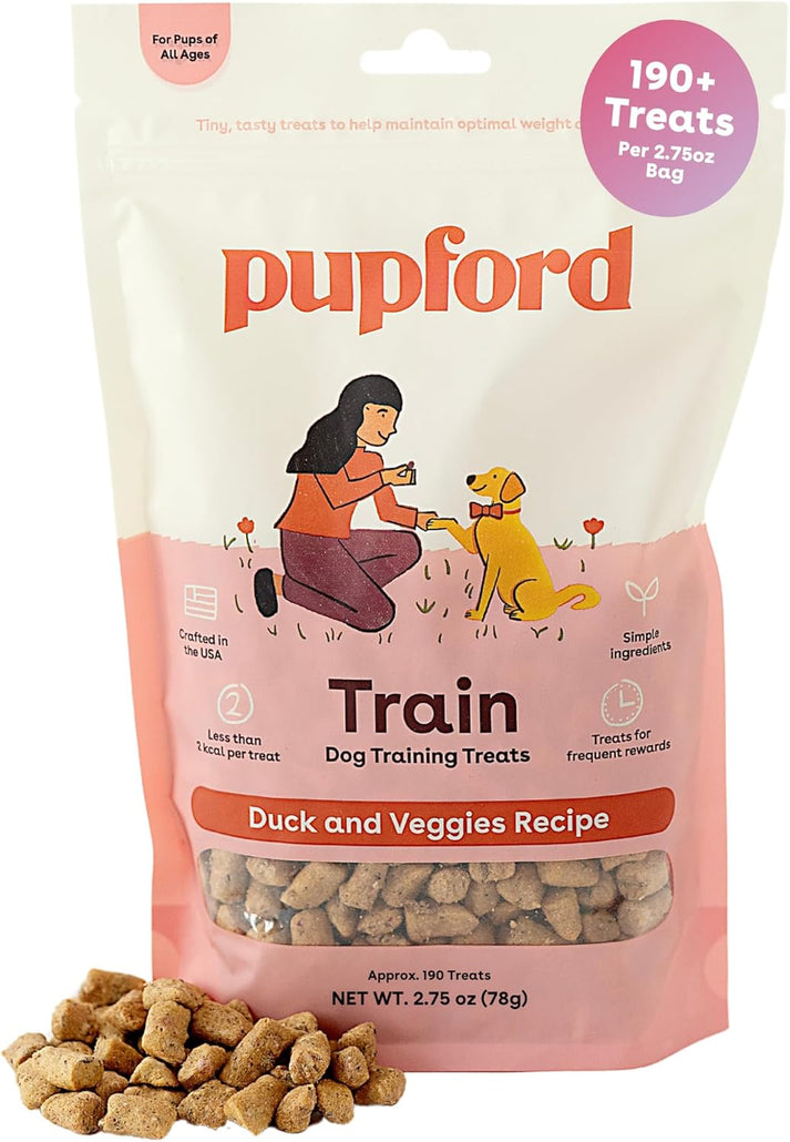 Pupford Freeze-Dried Duck and Veggies Training Dog Treats 2.75-oz