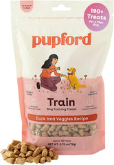 Pupford Freeze-Dried Duck and Veggies Training Dog Treats 2.75-oz