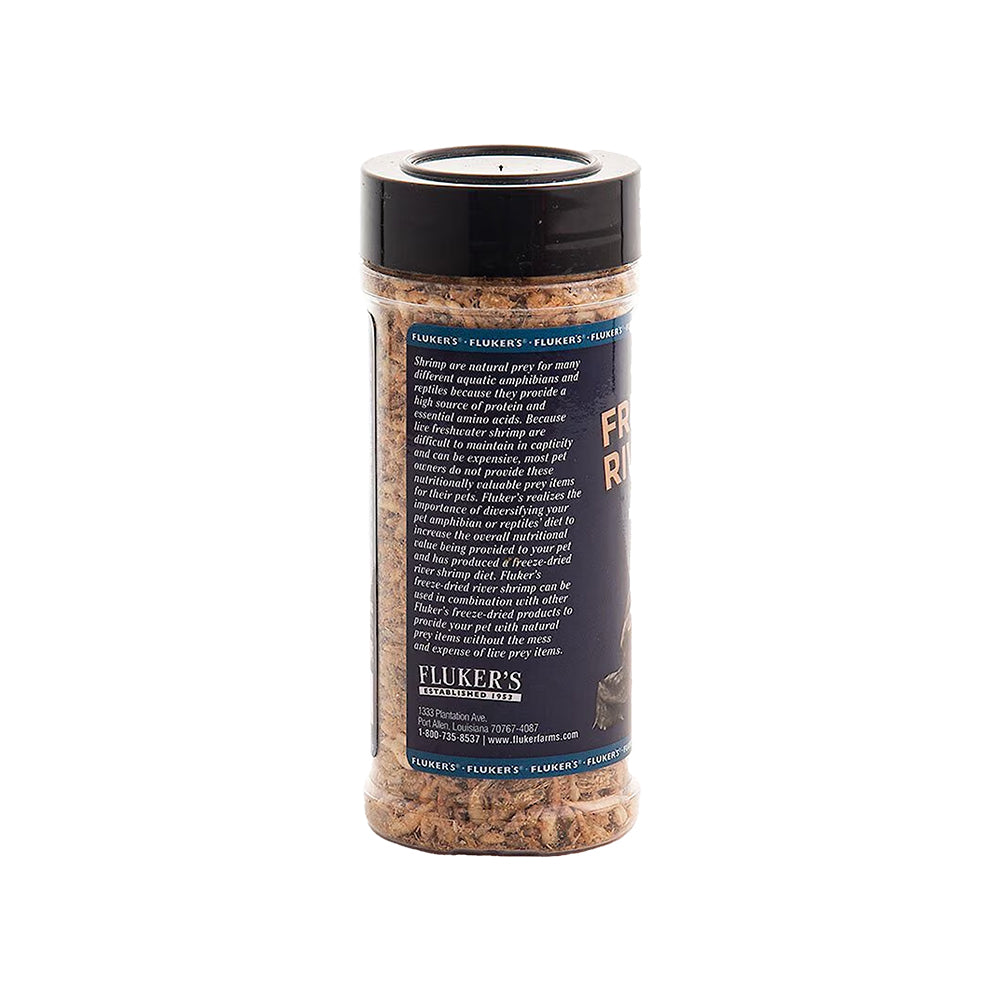 Side of Fluker's Freeze-Dried River Shrimp Reptile Food 1-oz