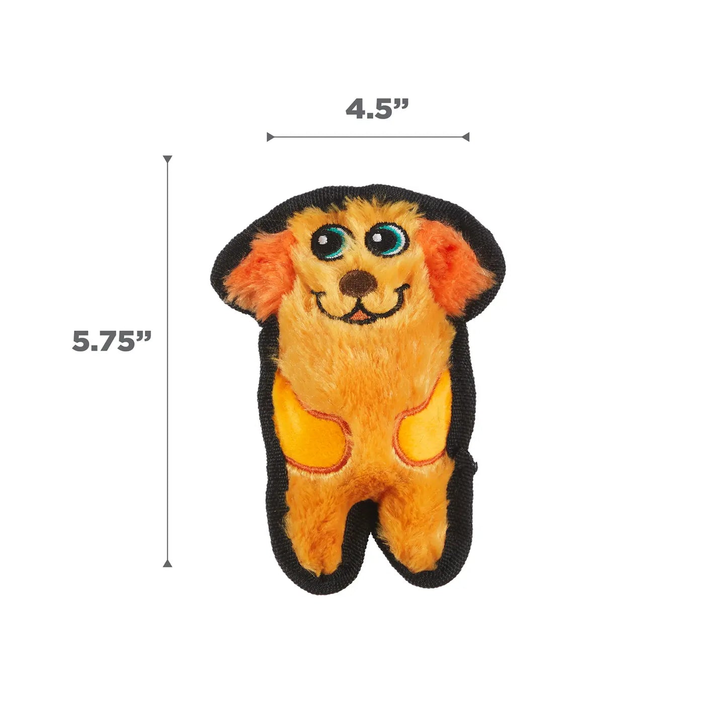 Size of Outward Hound Invincibles Mini Dog Toy Dog XS