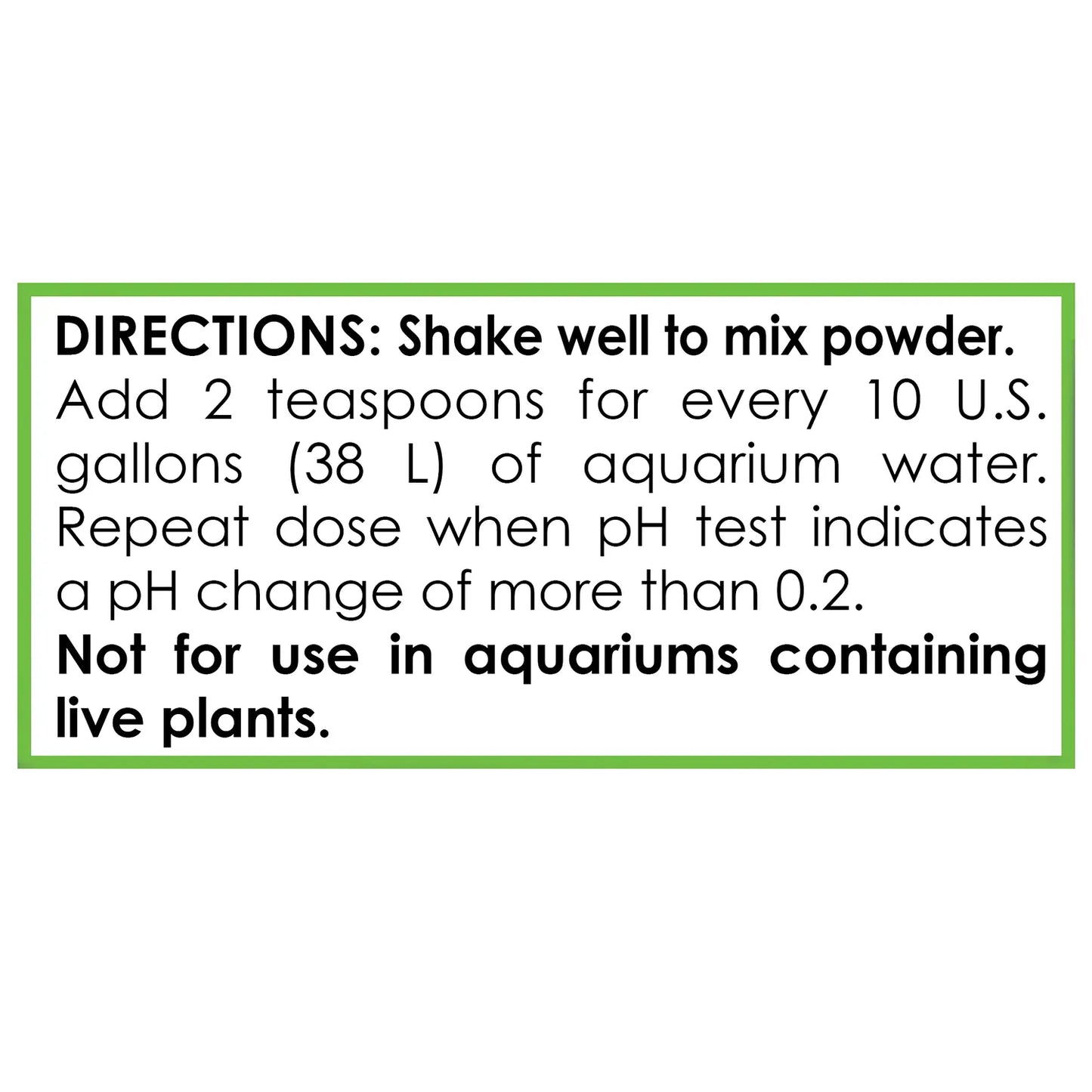 usage of API Proper pH 6.5 Aquarium Water Treatment 8.5-oz