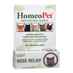 HomeoPet Feline Nose Relief Supplement for Cats 15 ml