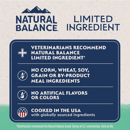 Ingredients info of Natural Balance Pet Foods Limited Ingredient Grain Free Small Breed Dry Dog Food Chicken & Sweet Potato 12-lb
