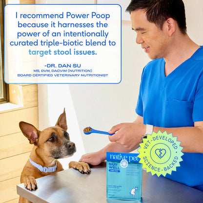 Native Pet Gutwell Power Poop Digestion Support Supplement for Dogs 12.7-oz, Kwik Pets