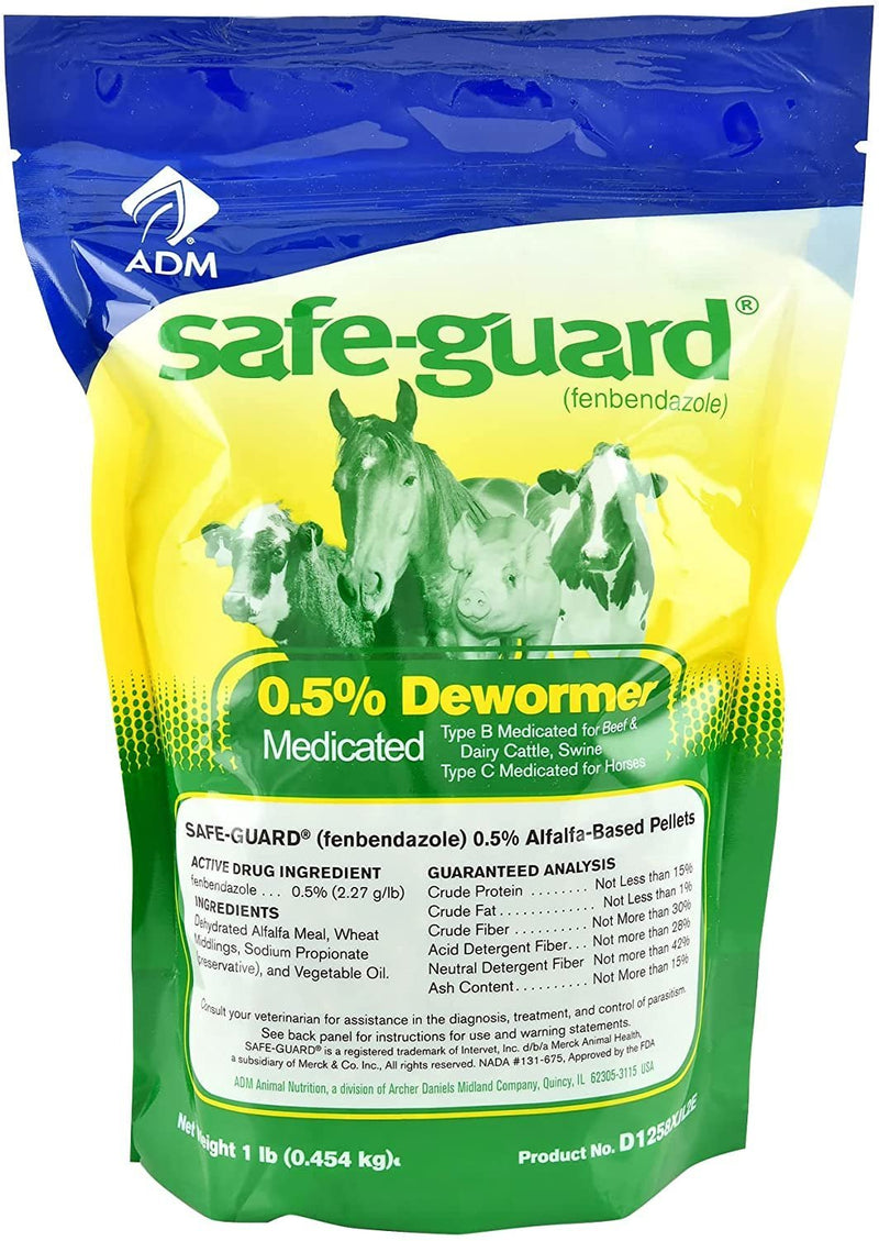 ADM Safe-Guard 1 Lb. Multi-Species De-wormer - Kwik Pets