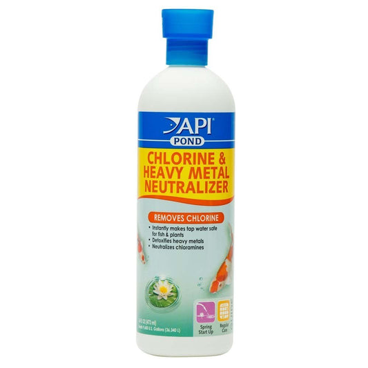 API PondCare Chlorine & Heavy Metal Neutralizer 16oz bottle - Kwik Pets