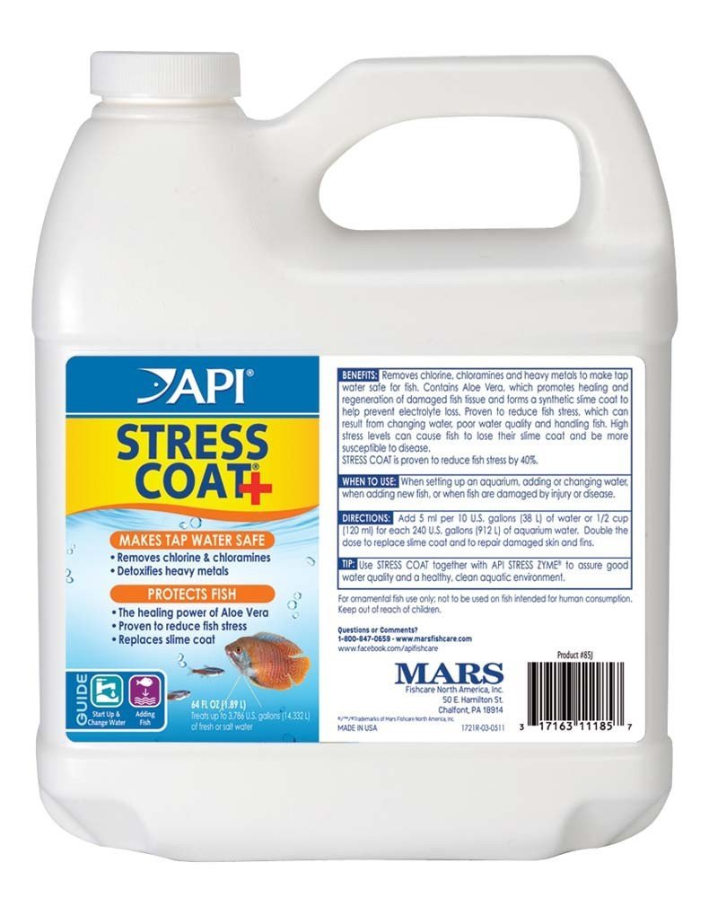 API Stress Coat 64oz bottle - Kwik Pets