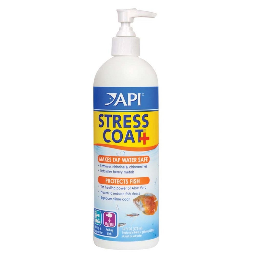 API Stress Coat with Pump 16oz bottle - Kwik Pets