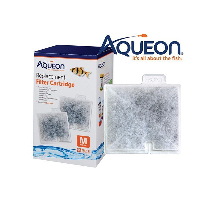 Aqueon Replacement Filter Cartridge Medium 12 Pack - Kwik Pets