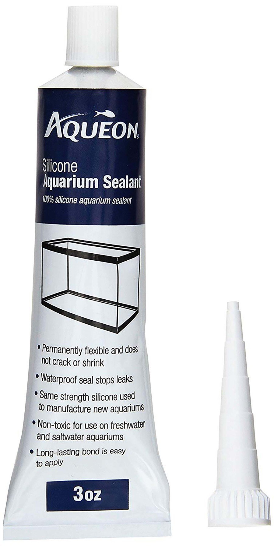 Aqueon Silicone Sealant Clear 3 oz - Kwik Pets