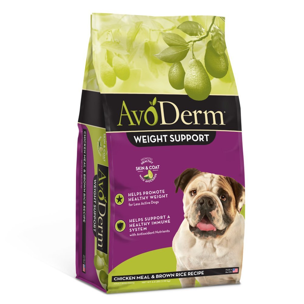 AvoDerm Natural Weight Support Chicken Meal & Brown Rice Recipe Dry Dog Food 4.4 lb - Kwik Pets