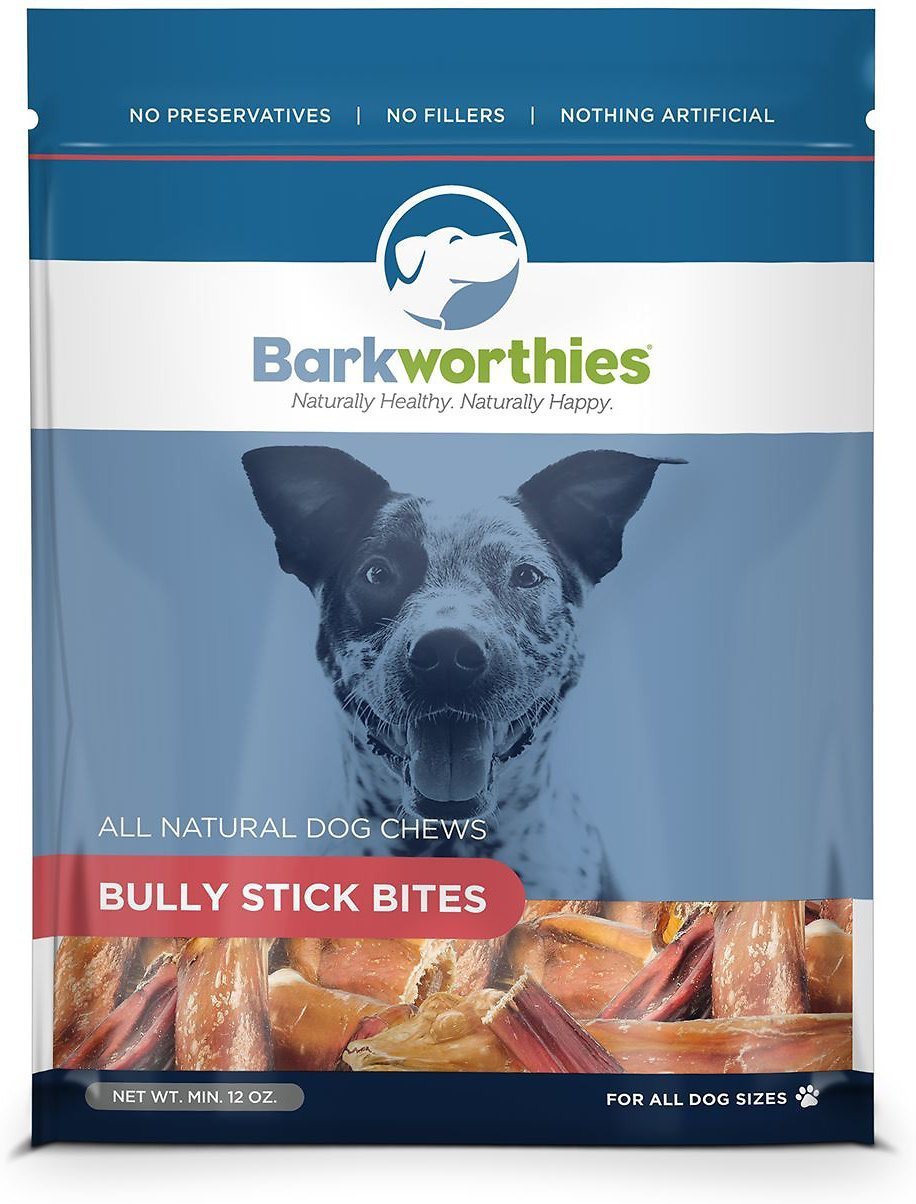 Barkworthies Bully Stick Bully Bites 12oz - Kwik Pets
