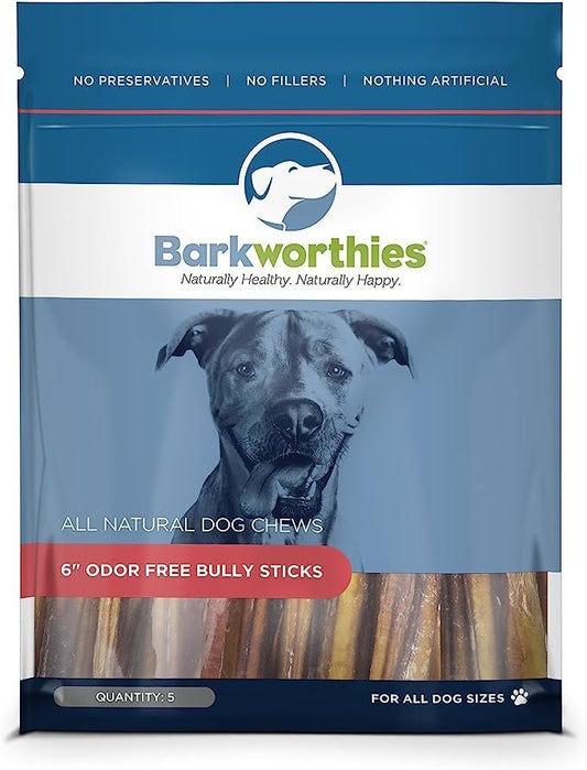 Barkworthies Odor Free Cane Bully 1 Pack - Kwik Pets