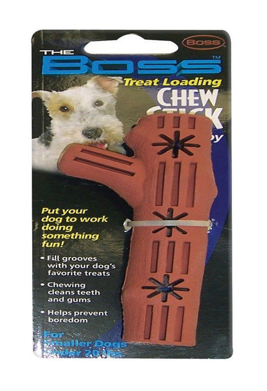 Boss Pet Brown Rubber Chew Stick Dog Toy Small 1 pk - Kwik Pets