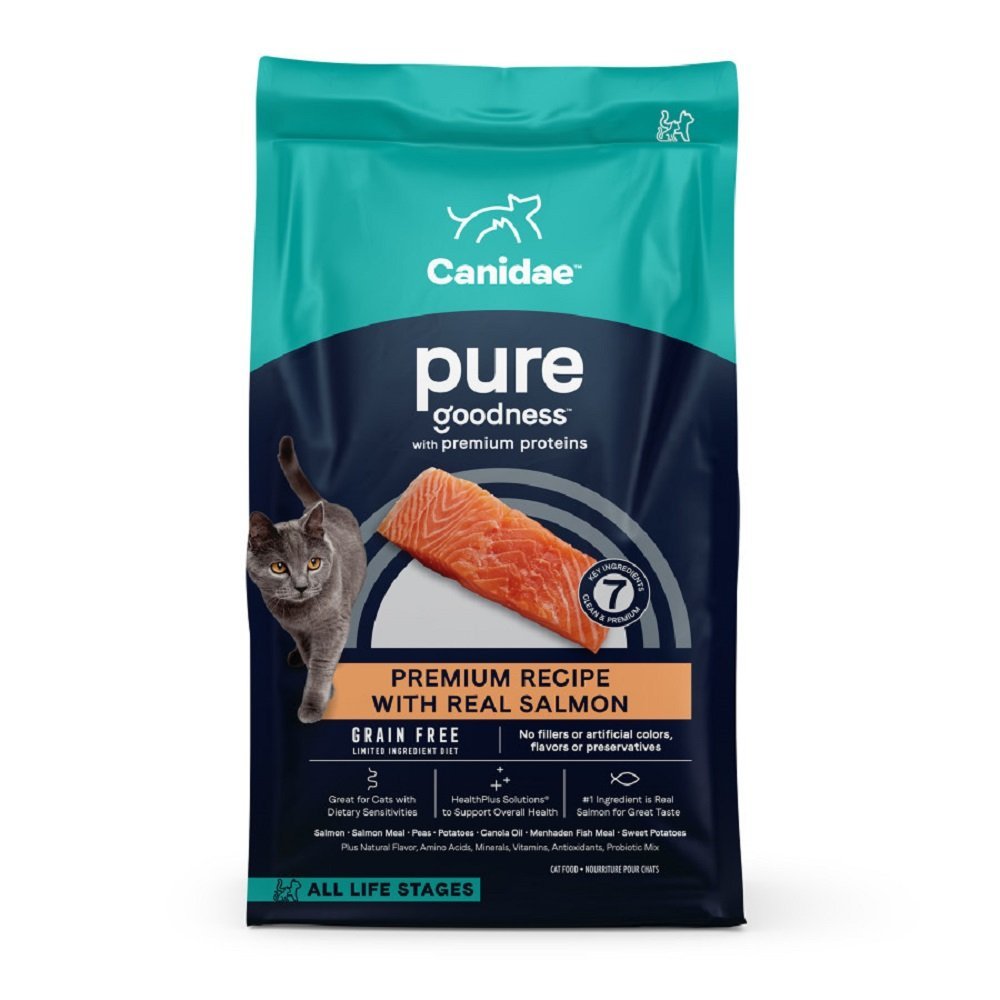 Canidae Pure Grain-Free Limited Ingredient Diet Dry Cat Food Sea Formula With Salmon, 10 lb - Kwik Pets