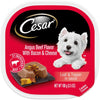 Cesar Loaf & Topper in Sauce Adult Wet Dog Food Angus Beef w/Bacon & Cheese, 3.5 oz - Kwik Pets