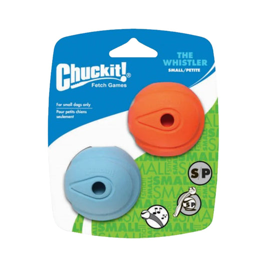 Chuckit! The Whistler Ball Dog Toy Small 2pk - Kwik Pets