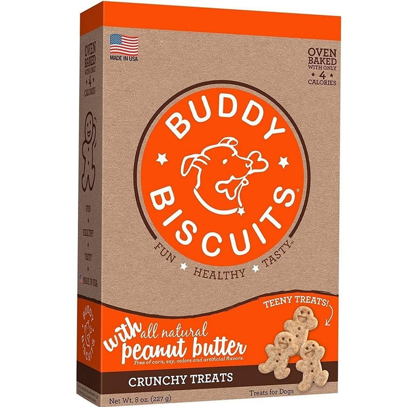 Cloud Star Dog Itty Bitty Buddy Biscuits Peanut Butter 8oz - Kwik Pets