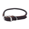 Coastal Circle T Latigo Leather Round Dog Collar 1X24in - Kwik Pets