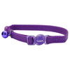 Coastal Safe Cat Adjustable Snag-Proof Nylon Breakaway Collar Purple 3/8X12 - Kwik Pets