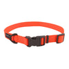 Coastal Water & Woods Adjustable Dog Collar Safety Orange ,14-20 in - Kwik Pets