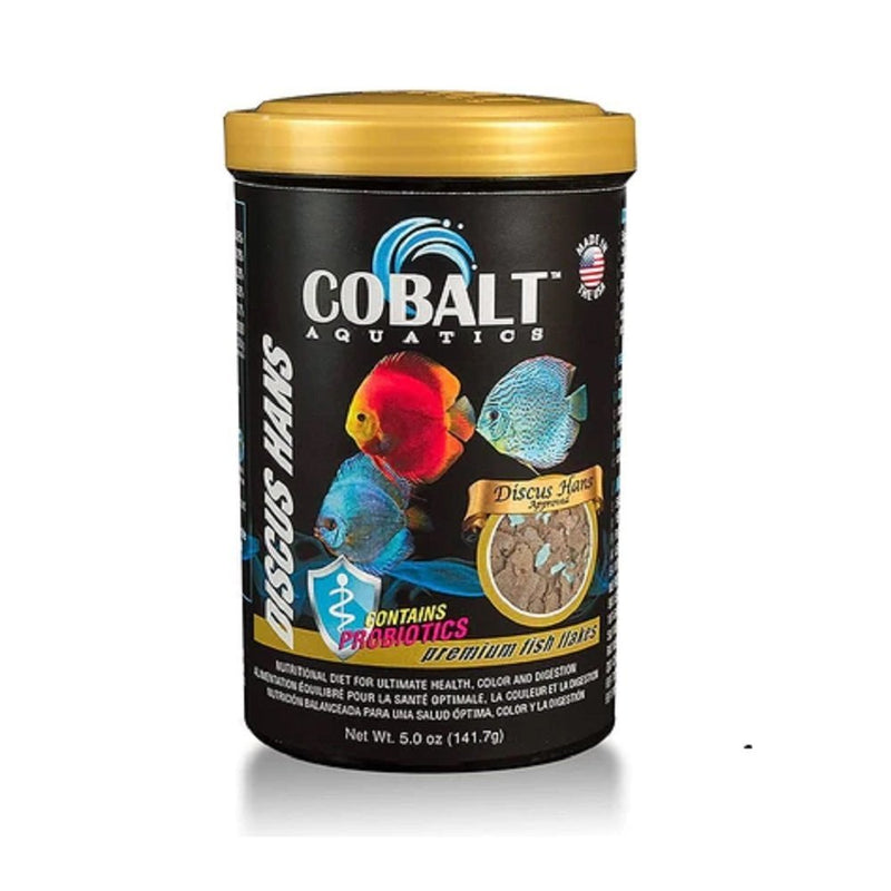 Cobalt Discus Hans Flake Fish Food 5oz - Kwik Pets