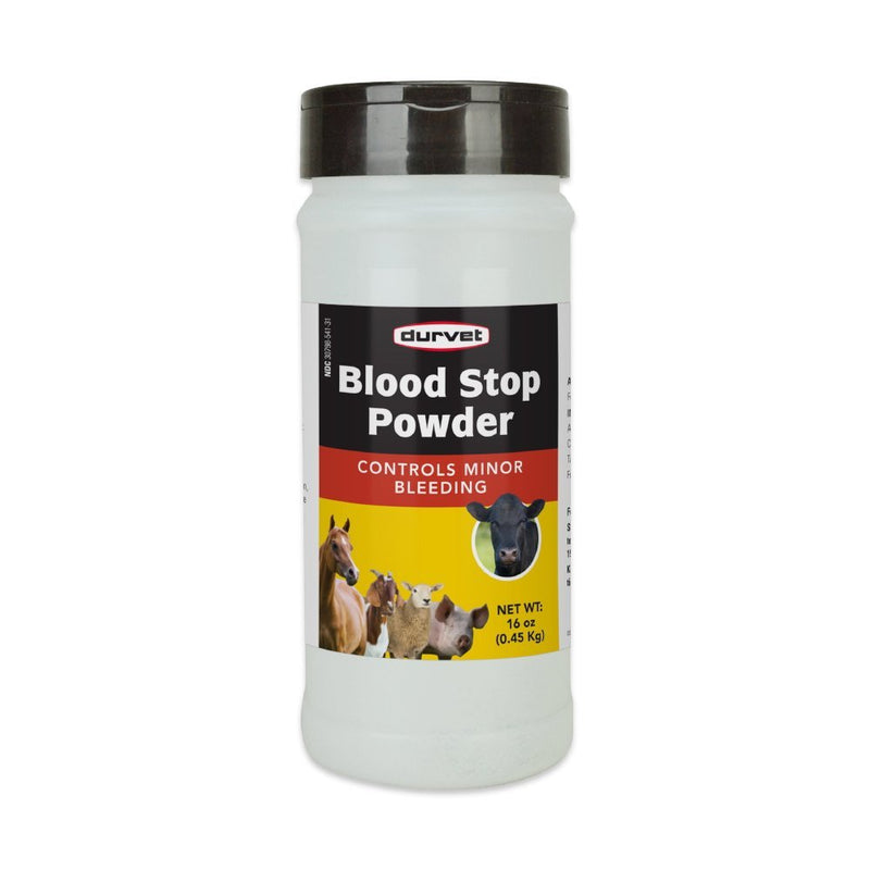 Durvet Blood Stop Powder 16 oz - Kwik Pets