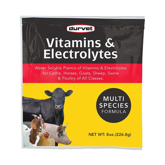 Durvet Vitamins & Electrolytes - 8 oz - Kwik Pets