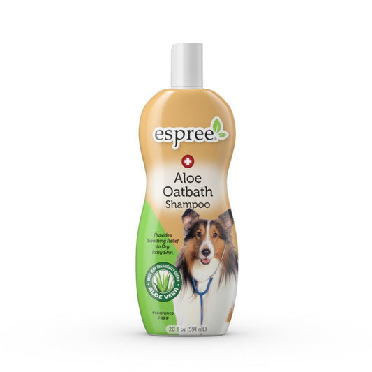 Espree Aloe Oatbath Medicated Shampoo Fragrance FREE 20 oz - Kwik Pets