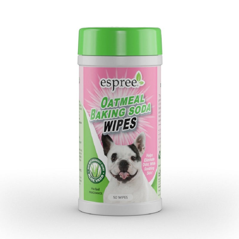 Espree Oatmeal & Baking Soda Grooming Wipes for Dogs 50 ct - Kwik Pets