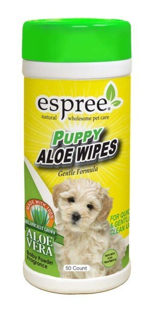 Espree Puppy Aloe Wipes for Dogs 50 ct - Kwik Pets