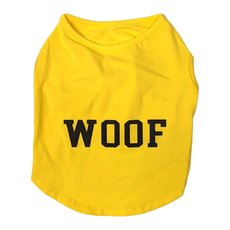 Fashion Pet Cosmo Woof Tee Yellow, XL - Kwik Pets