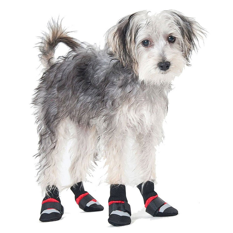 Fashion Pet Extreme All Weather Boots Red In Xx-small - Kwik Pets