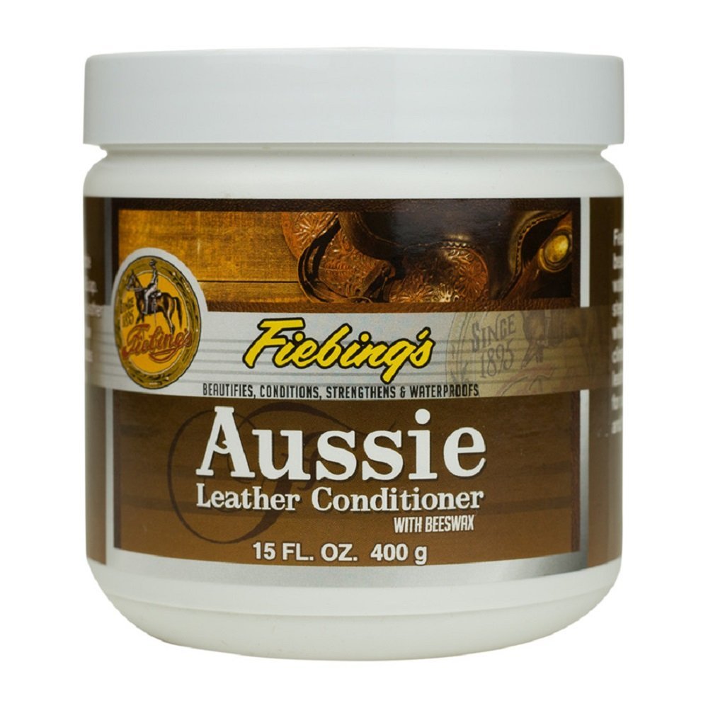 Fiebing's Aussie Leather Conditioner with Beeswax 15oz - Kwik Pets
