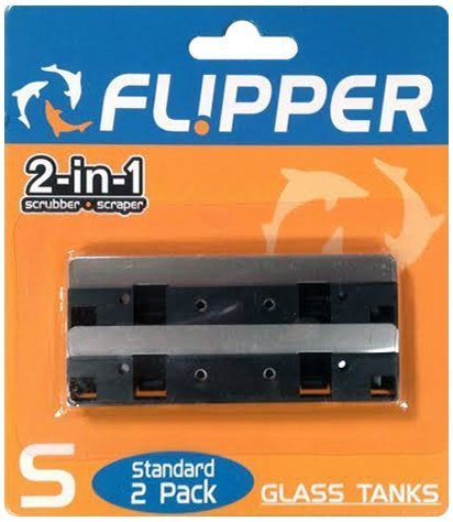 Flipper Standard Stainless Steel Replacement Blades Glass 2 Pack - Kwik Pets