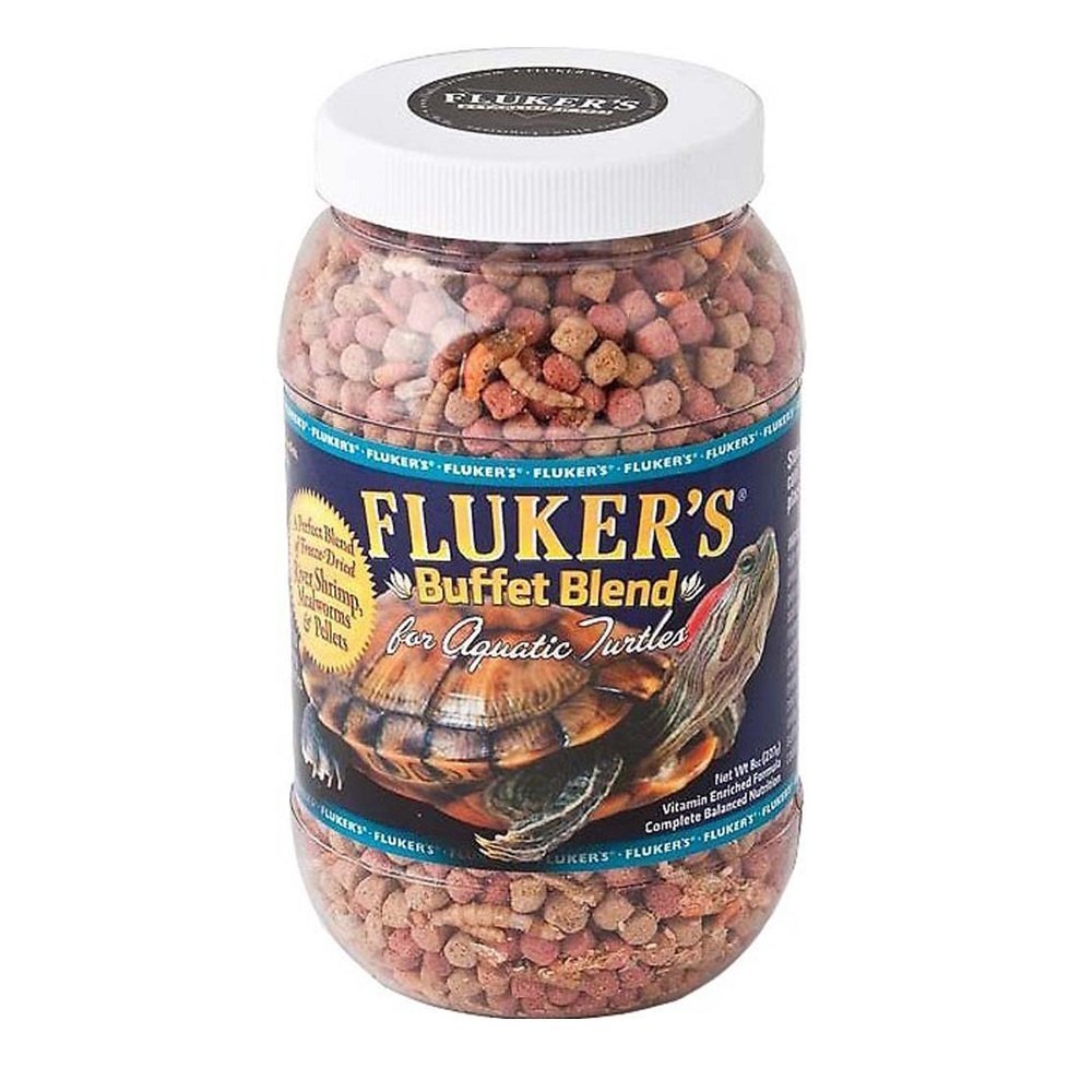Fluker's Buffet Blend Aquatic Turtle Formula Freeze Dried Food, 7.5 oz - Kwik Pets