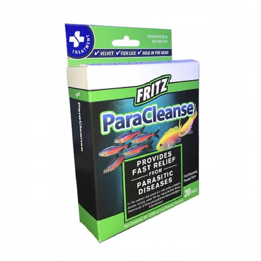 Fritz ParaCleanse Parasitic Fish Medication 20 ct - Kwik Pets