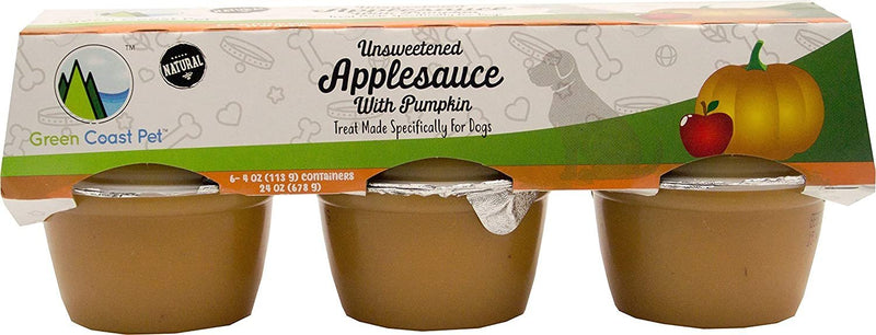 Green Coast Pet Unsweetened Applesauce with Pumpkin - Kwik Pets