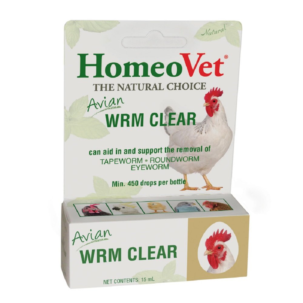 HomeoPet Avian WRM Clear Dewormer 0.5 oz - Kwik Pets
