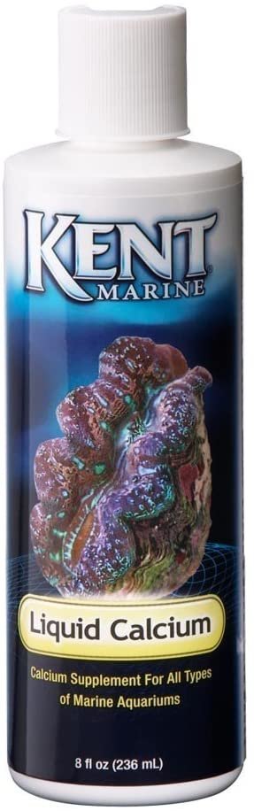 Kent Marine Concentrated Liquid Calcium Bottle 8 fl oz - Kwik Pets