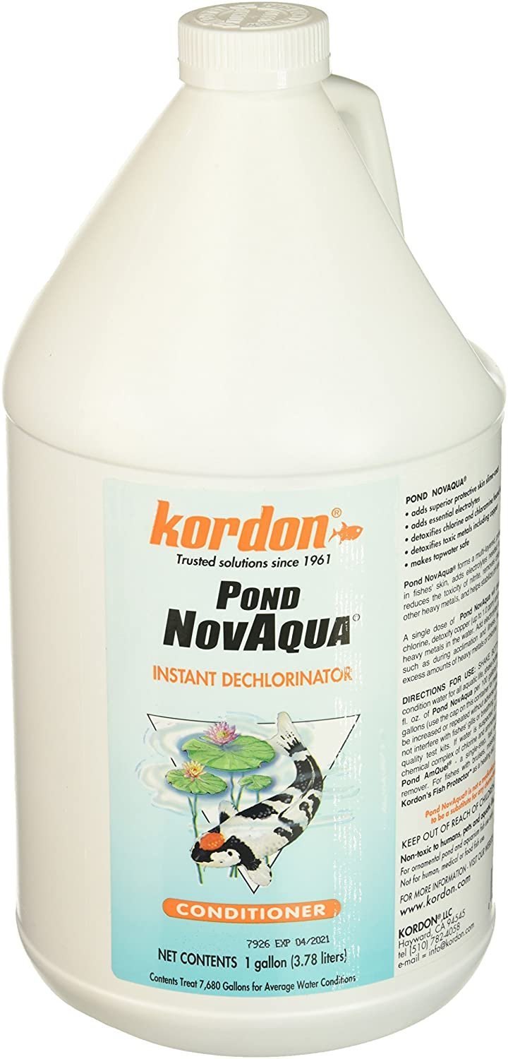 Kordon Pond NovAqua Instant Water Conditioner & Dechlorinator 1 gal - Kwik Pets