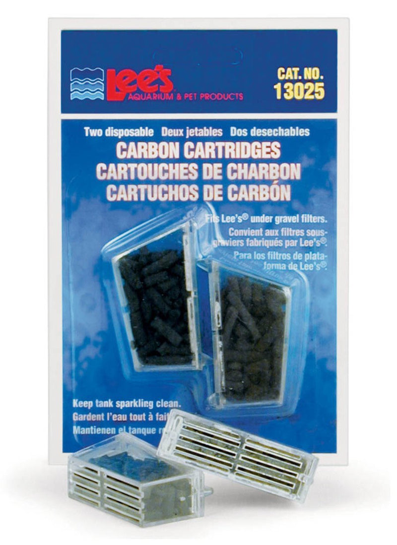 Lee's Carbon Cartridge Disposable 2pk - Kwik Pets