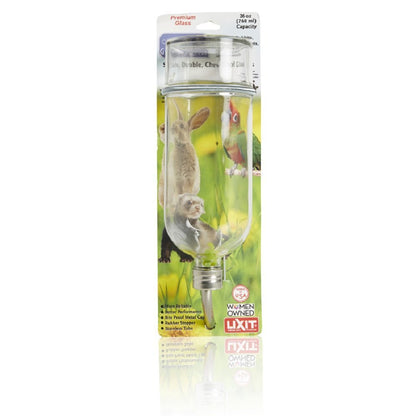Lixit Chew Proof Glass Bottle 6oz - Kwik Pets